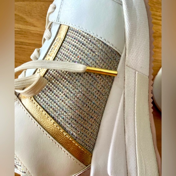 Michael Kors heeled sparkly sneaker “Georgie” - Picture 6 of 9